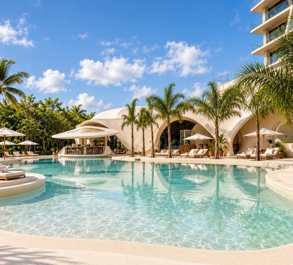Casa Nizuc pools and beach 2